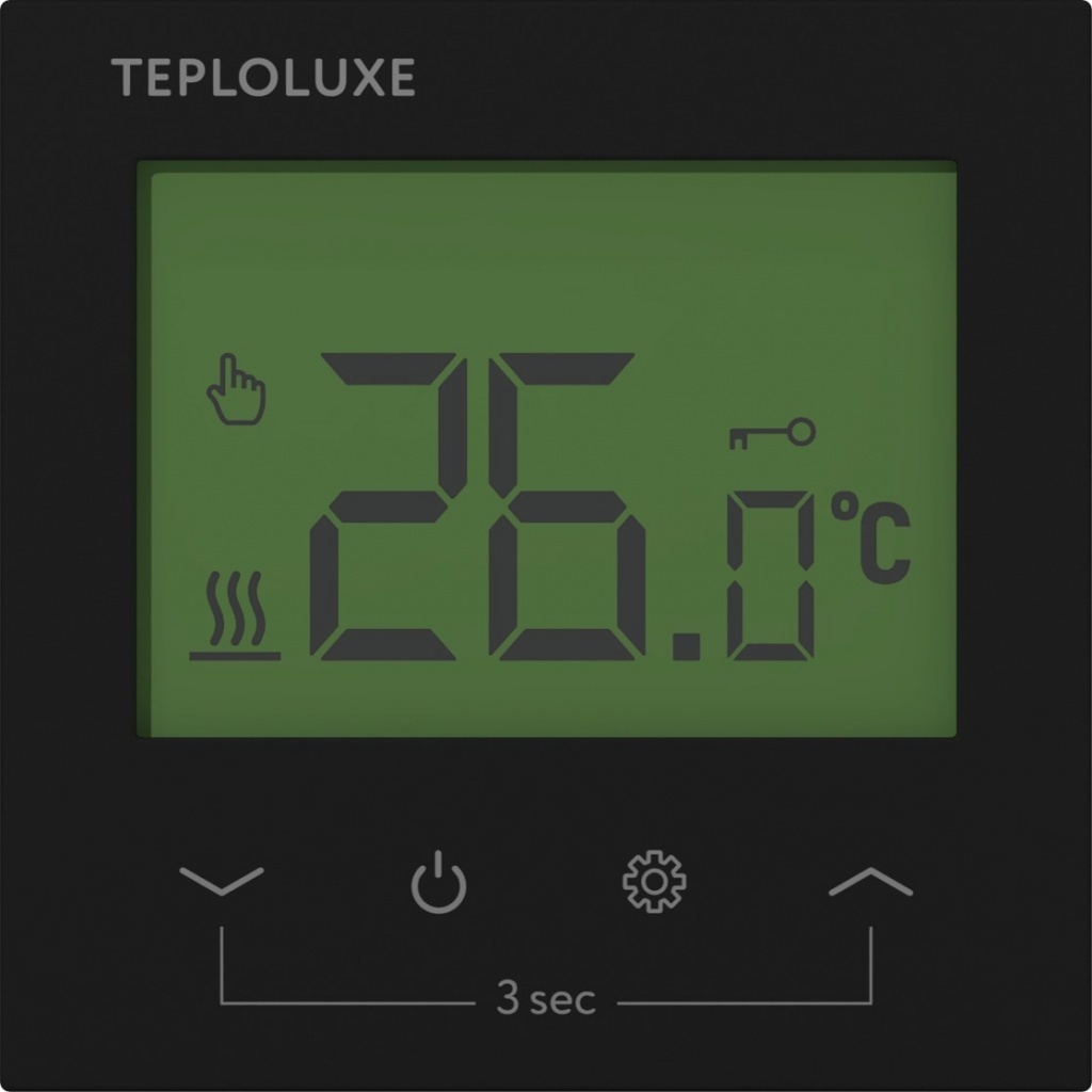 Терморегулятор электронный Теплолюкс Pontus чёрный
