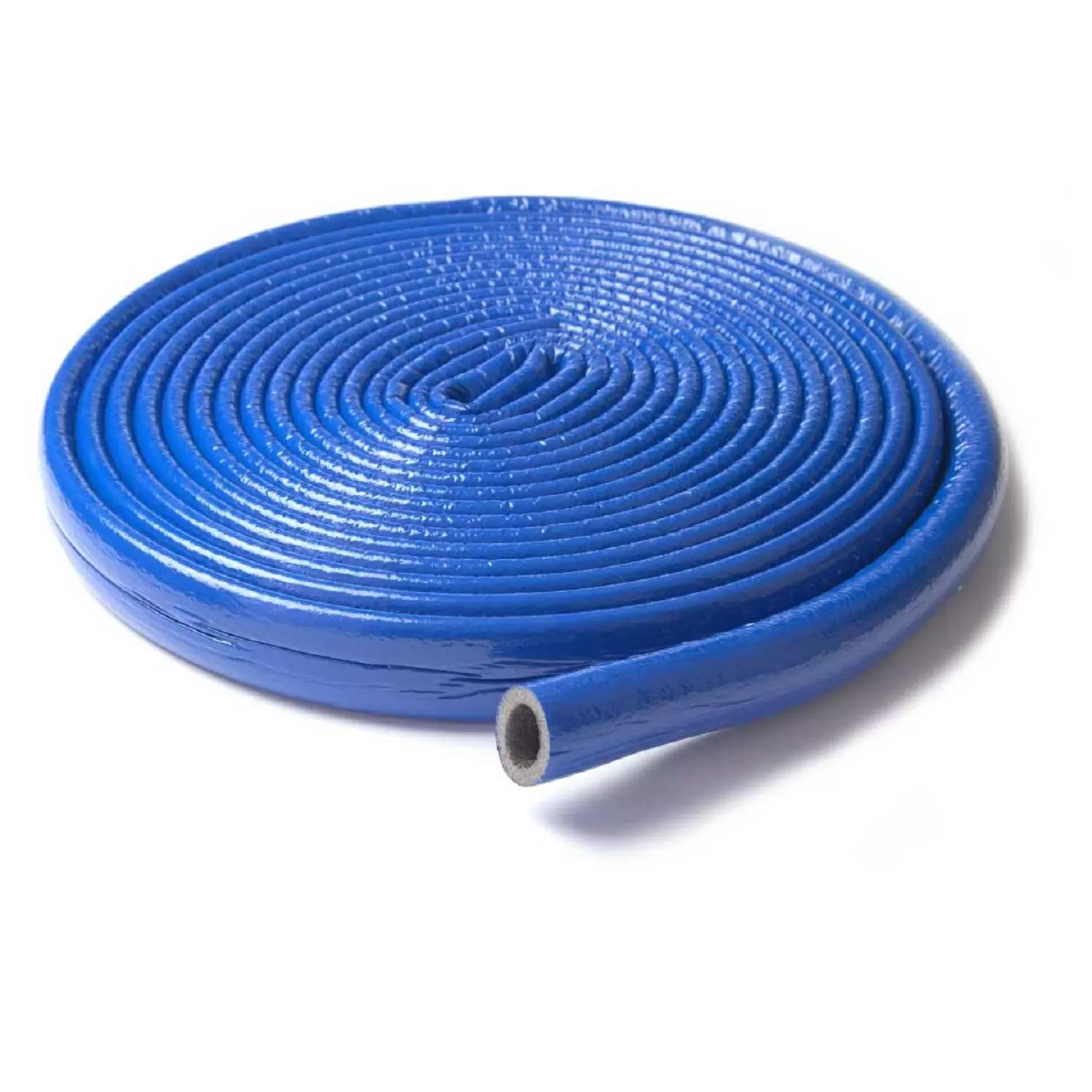 Теплоизоляция Энергофлекс супер протект 35/4 для труб диаметром 32 мм синяя, бухта 11 м