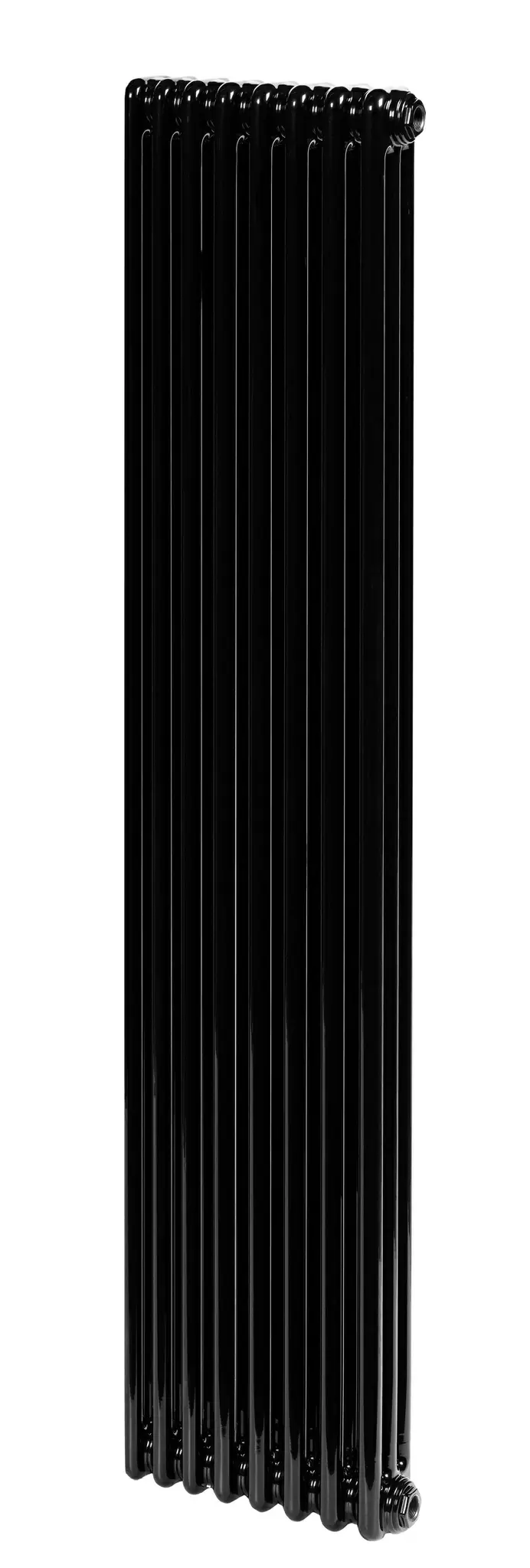 Стальной трубчатый радиатор IRSAP TESI 21800 8 секций Чёрный боковое подключение 3/4"