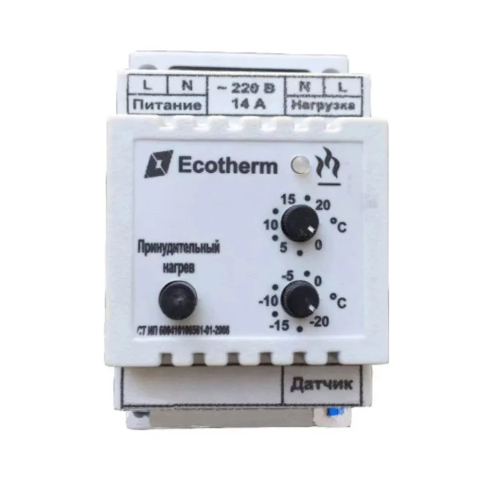 Терморегулятор Ecotherm-03-А2-T1 с датчиком температуры