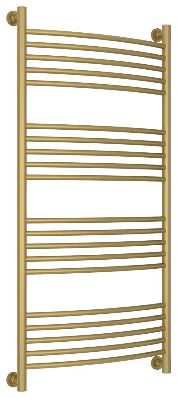 Водяной полотенцесушитель Сунержа Богема+ выгнутая 1200х600 матовое золото