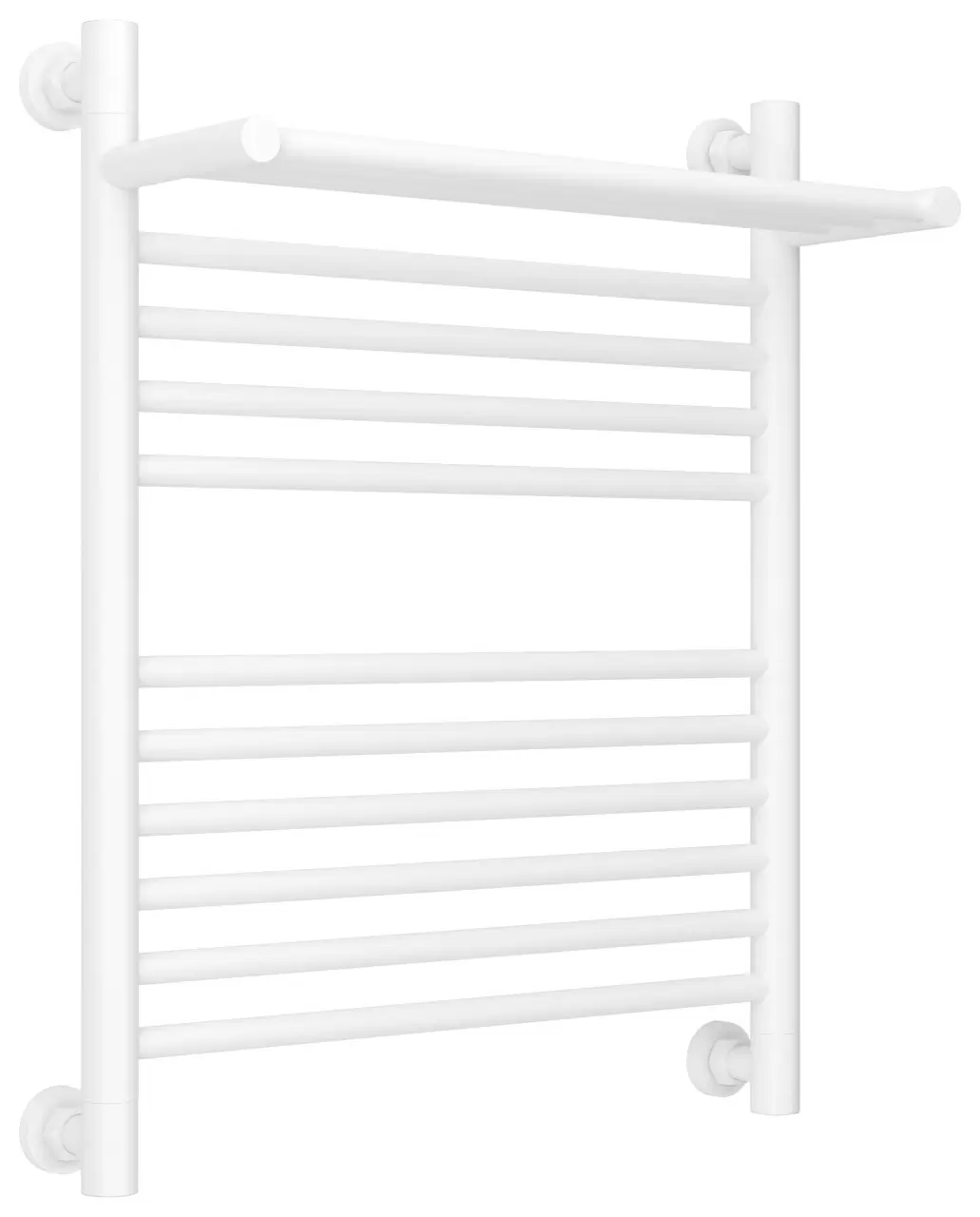 Водяной полотенцесушитель Сунержа Богема с полкой + 600х500 матовый белый