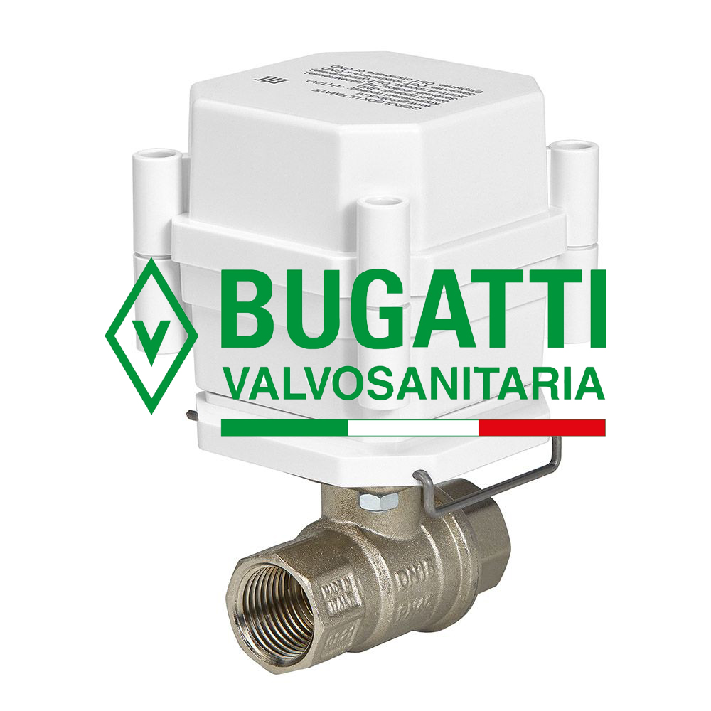 Кран с электроприводом Gidrolock ULTIMATE 12V BUGATTI 1/2" BS