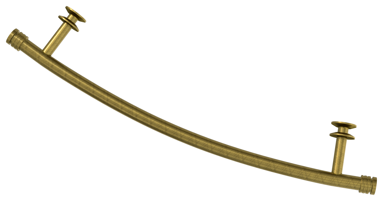 Полка (L - 470 мм) н/ж для ДР "СУНЕРЖА" (Состаренная бронза)