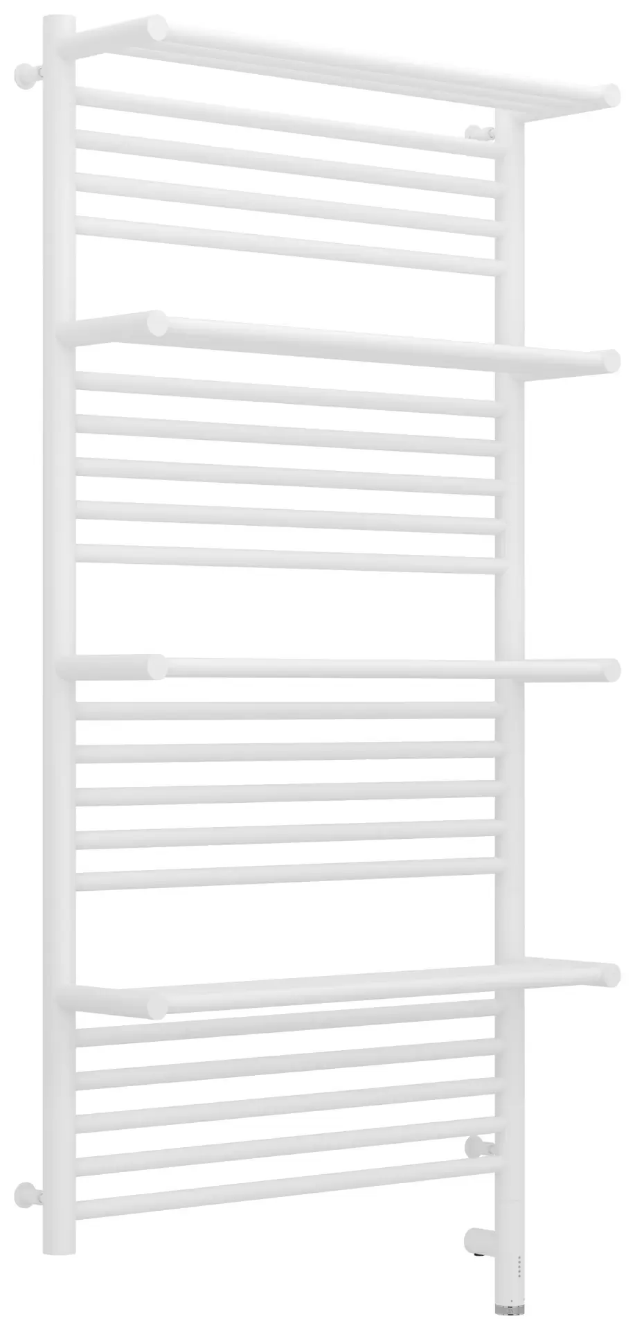 Полотенцесушитель электрический Сунержа Богема с 4 полками 3.0 1200х600 / МЭМ правый Матовый белый