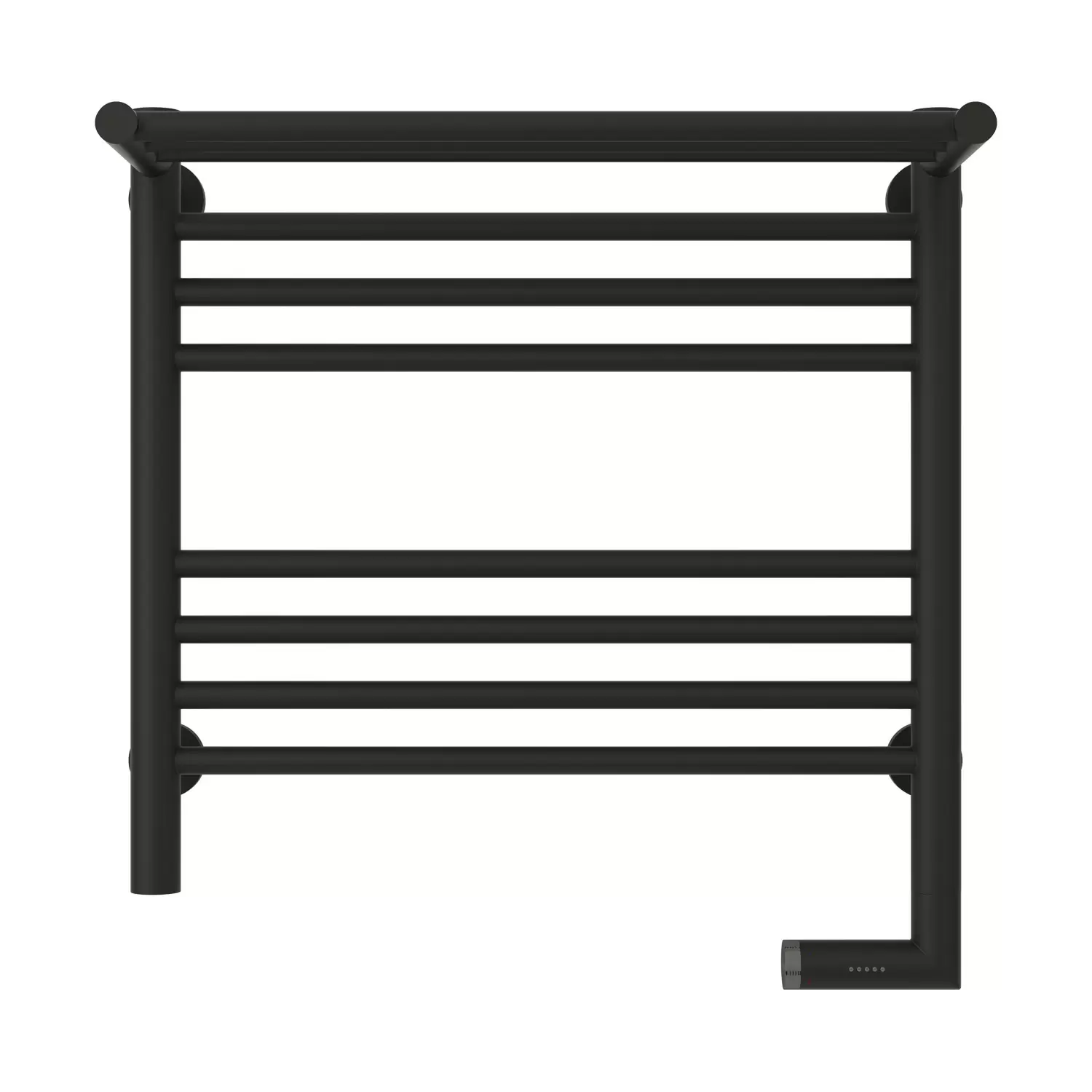 Электрический полотенцесушитель Сунержа БОГЕМА 2.0 1П 500х500 / МЭМ правый / муар темный титан