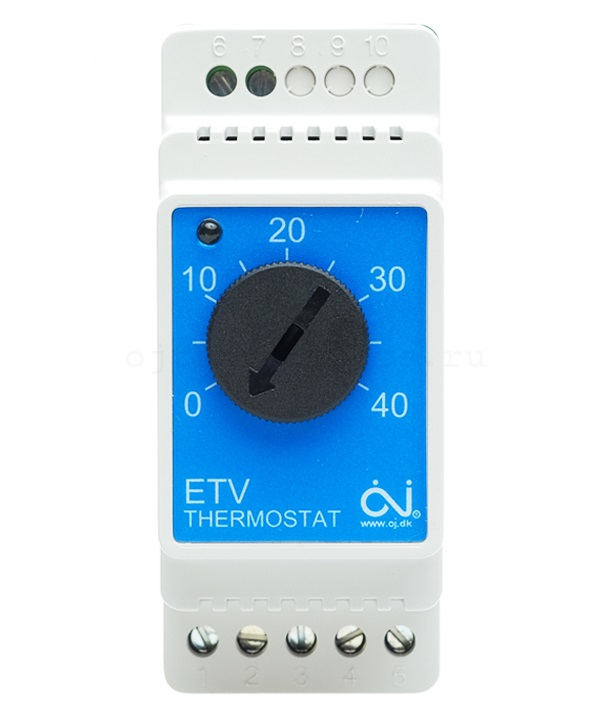 Терморегулятор OJ Electronics ETV-1991 (с датчиком ETF-144/99A)