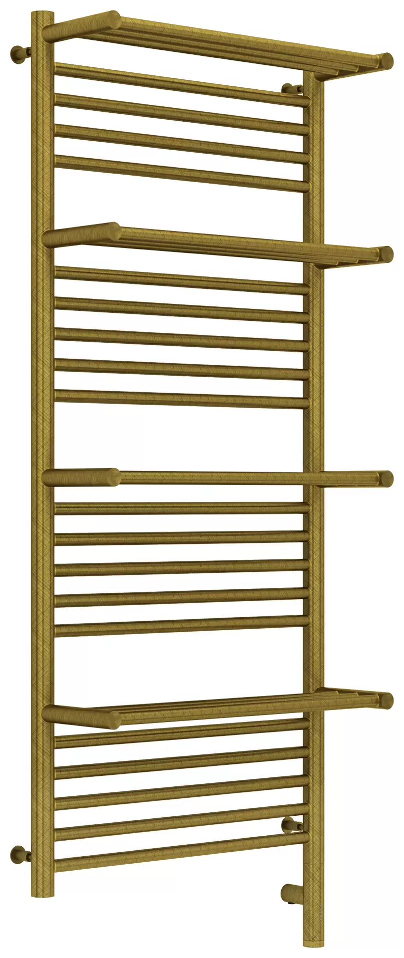 Полотенцесушитель электрический Сунержа Богема с 4 полками 3.0 1200х500 / МЭМ правый Состаренная бро