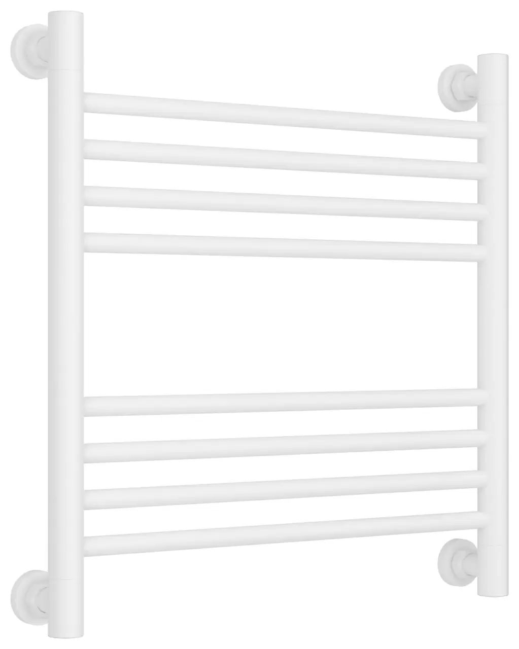 Водяной полотенцесушитель Сунержа Богема+ прямая 500х500 матовый белый