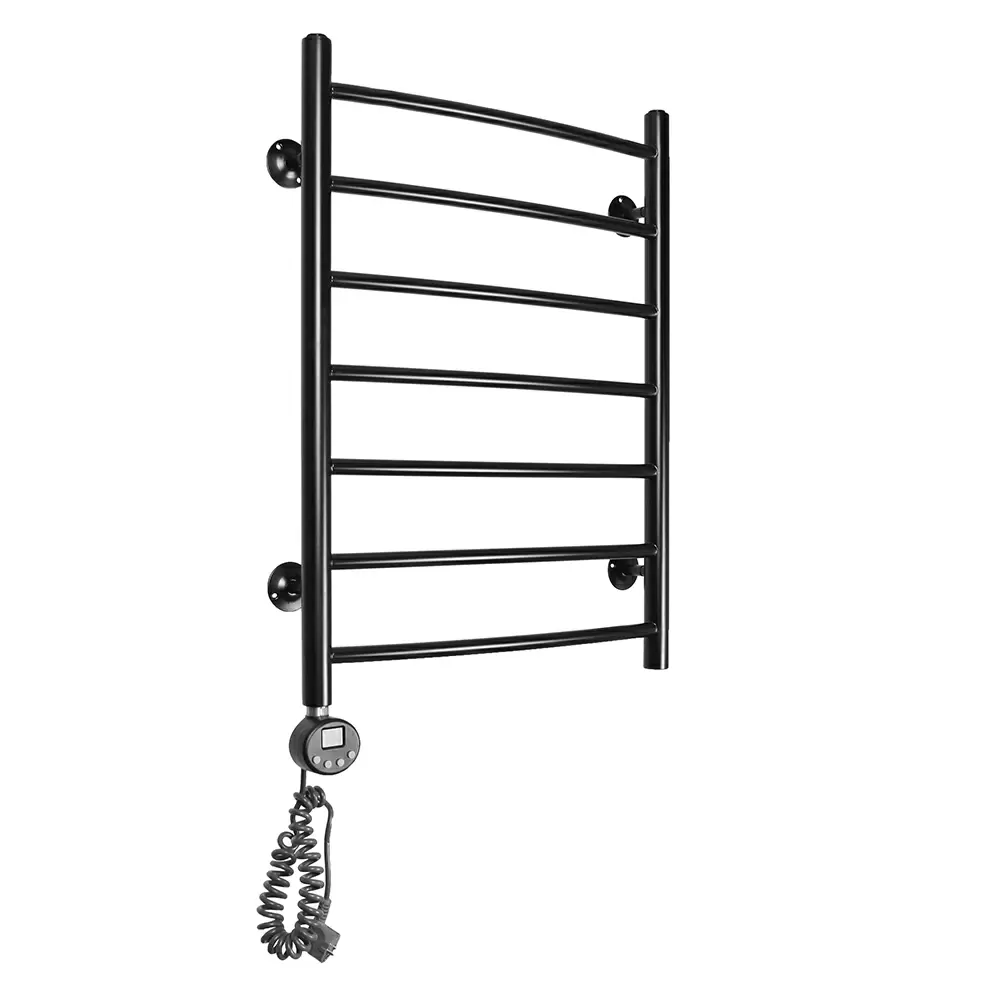 Электрический полотенцесушитель Domoterm с тэном черный Калипсо П7 500x700 ЧРН EL