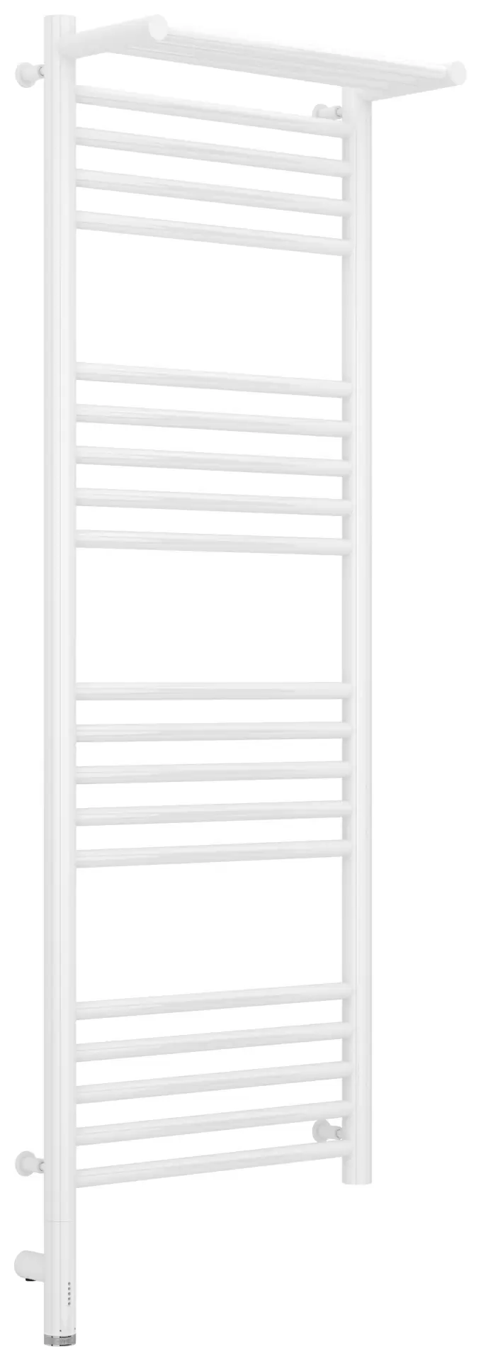 Полотенцесушитель электрический Сунержа Богема с полкой 3.0 1200х400 / МЭМ левый Белый