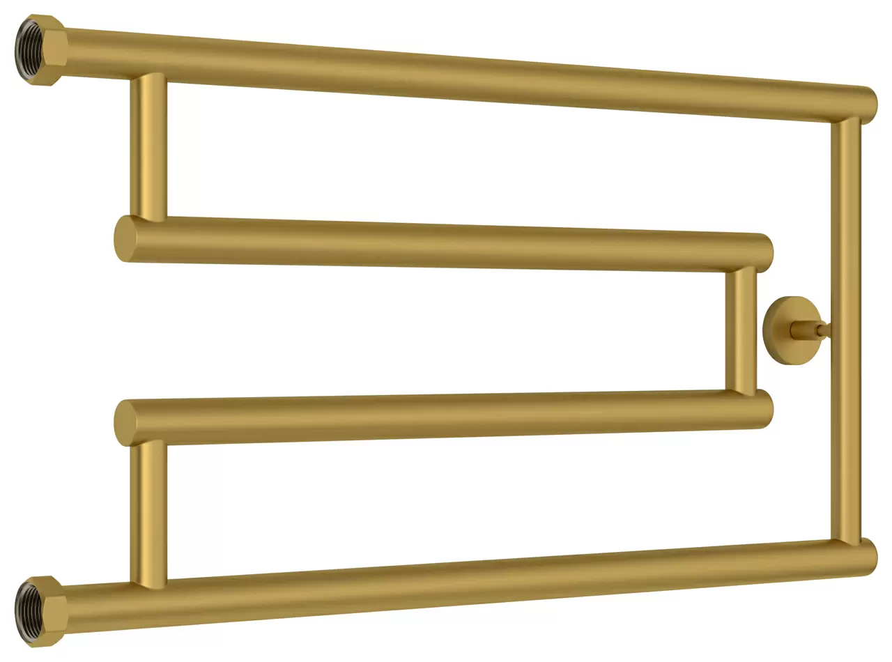 Водяной полотенцесушитель Сунержа High-Tech model G+ 320х650 матовое золото