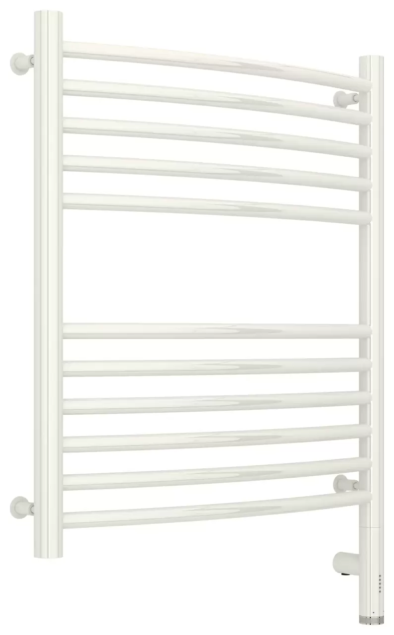 Полотенцесушитель электрический Сунержа Богема 3.0 выгнутая 600х500  МЭМ правый Белый