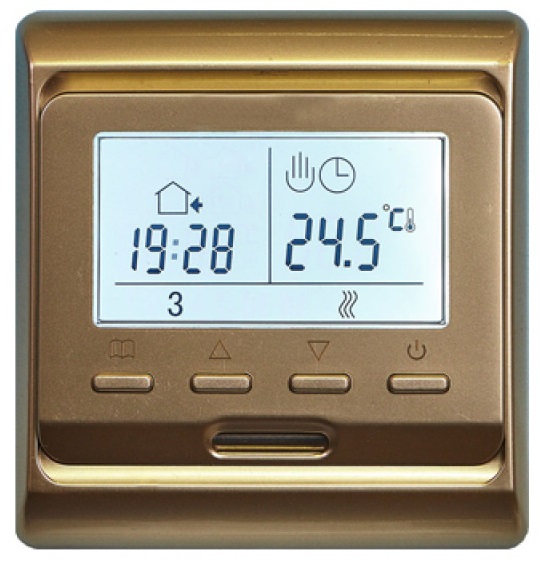 Терморегулятор E 51.716 программируемый золото