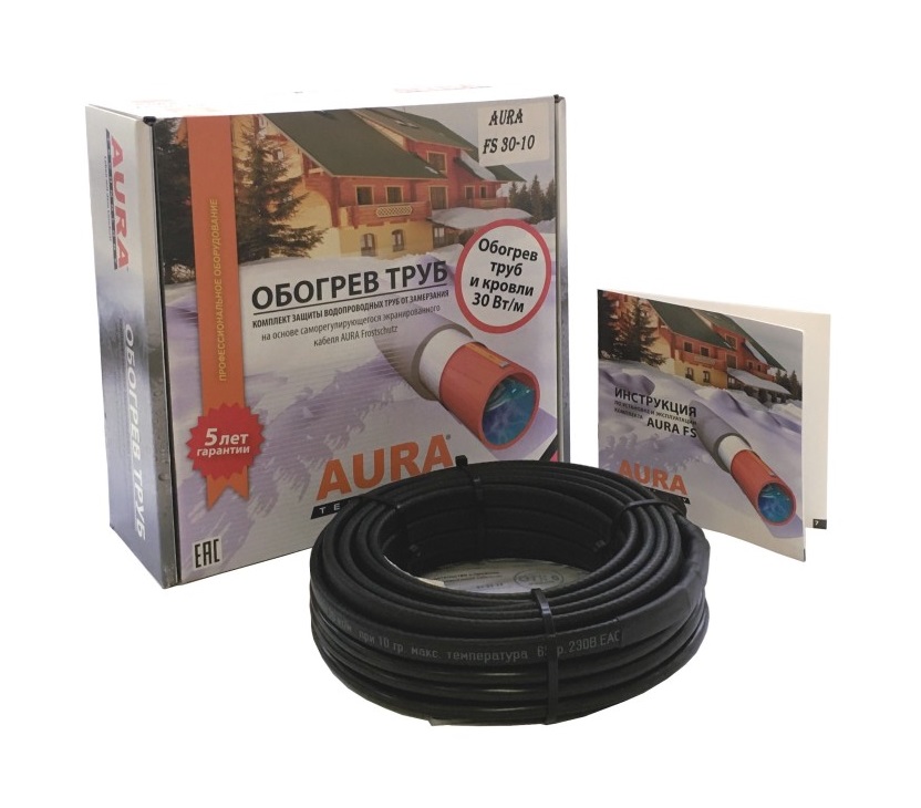 Комплект для обогрева труб AURA FS 30-4