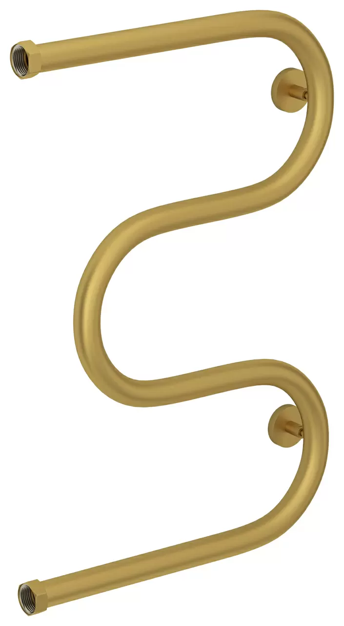 Водяной полотенцесушитель Сунержа М-образный 600х400 Н. Г. 1 матовое золото