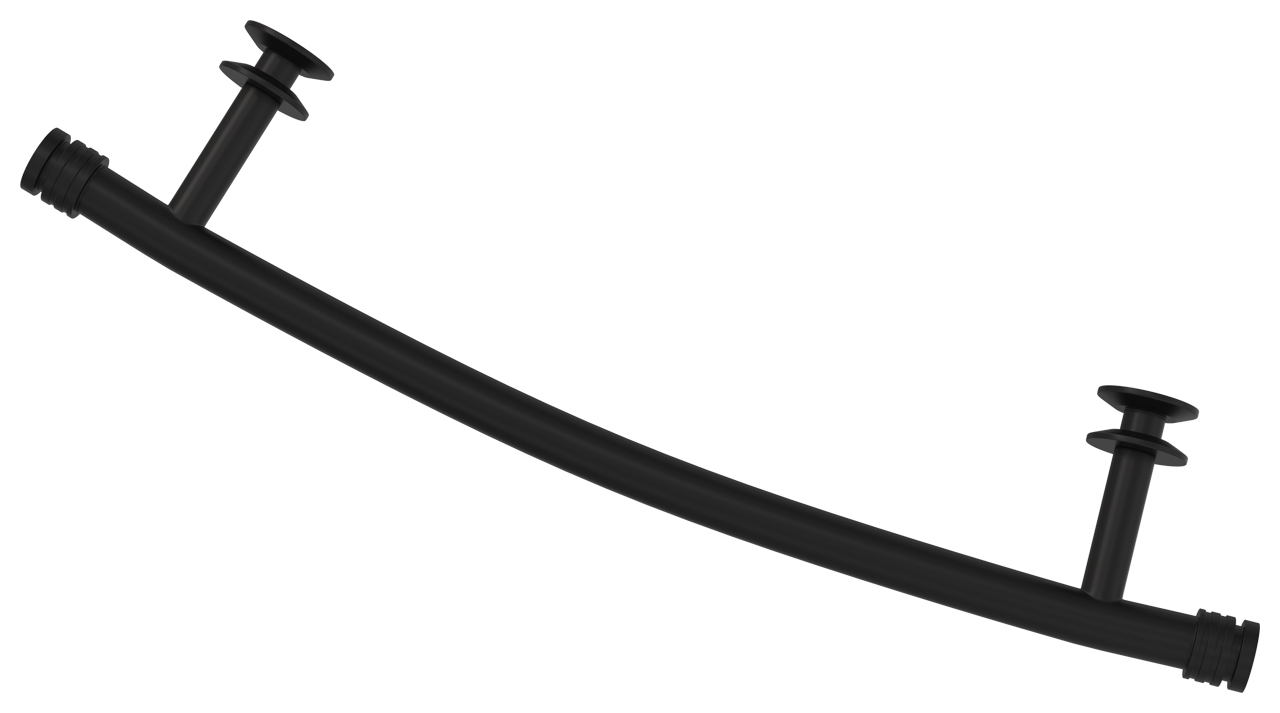 Полка (L - 370 мм) н/ж для ДР "СУНЕРЖА" (Матовый черный)