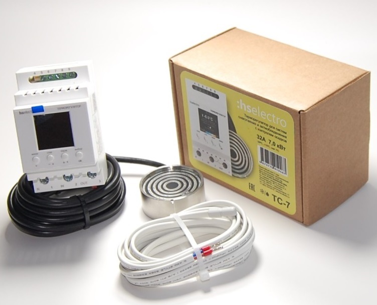 Терморегулятор ТС-7 с датчиком температуры и осадков