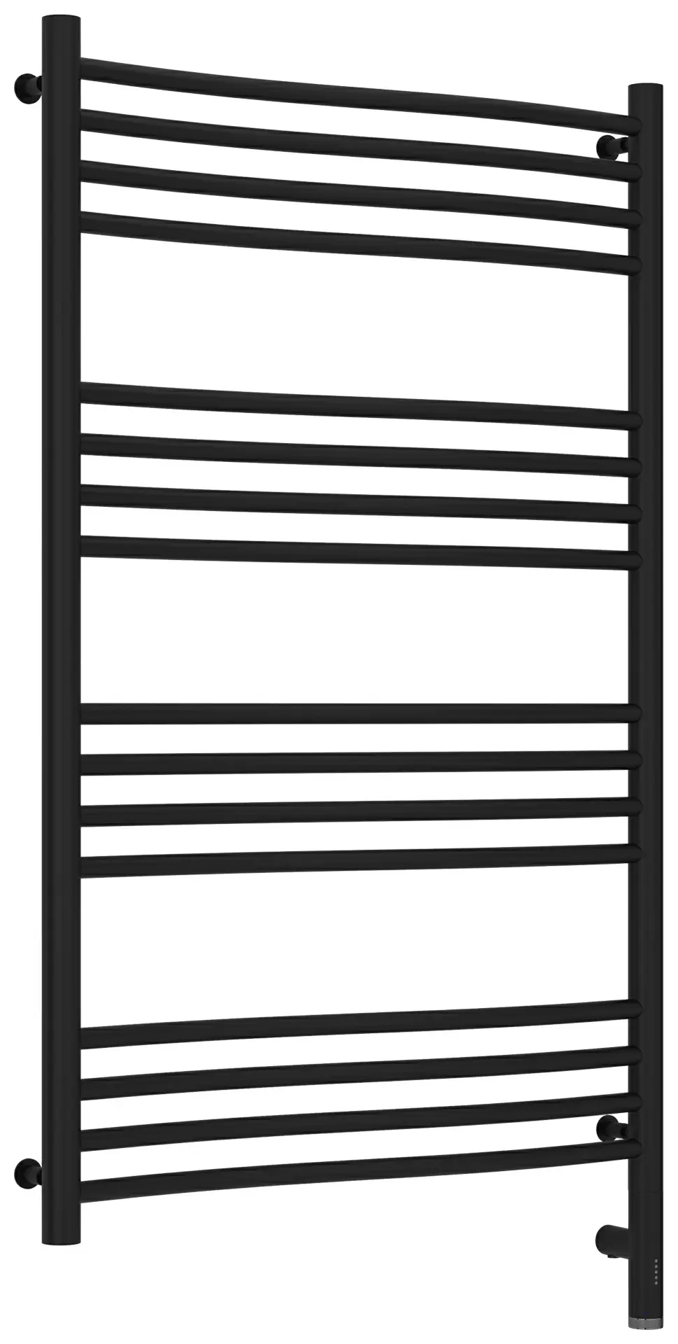 Полотенцесушитель электрический Сунержа Флюид 3.0 1000х600 МЭМ правый Матовый чёрный