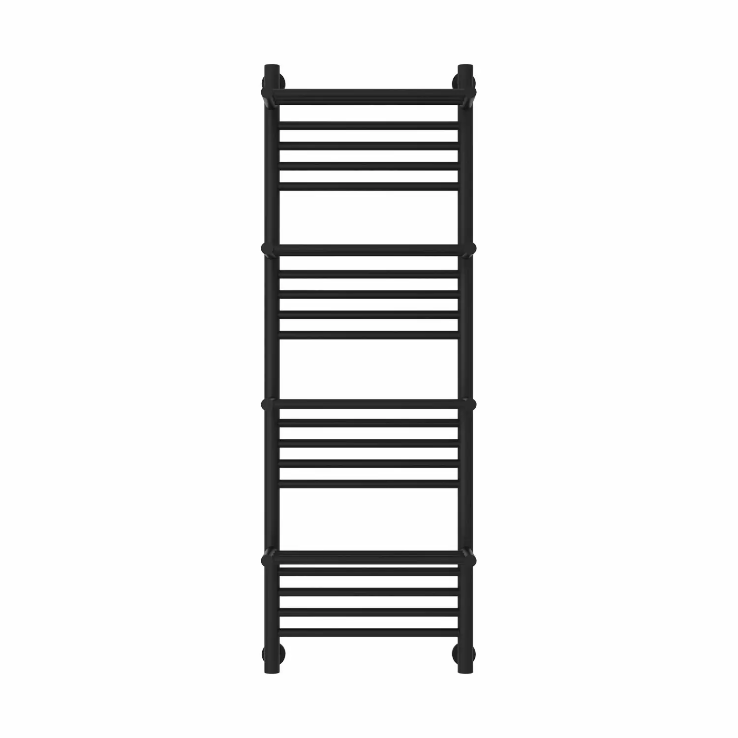 Водяной полотенцесушитель Сунержа Богема 4 полки + 1200х400 матовый черный