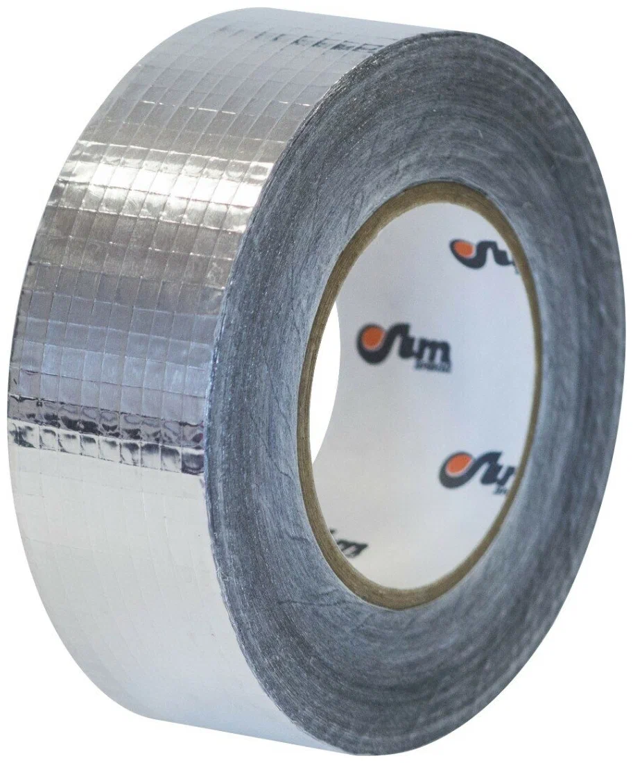 Лента алюминиевая самоклеящаяся армированная "ЛАС"-А 50мм х 50п.м