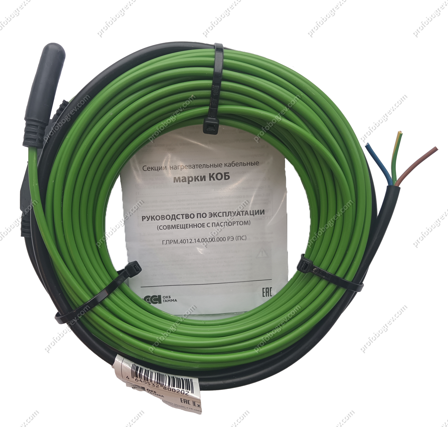 Секция нагревательная кабельная 40КОБ-2-02-0100-020-Lite