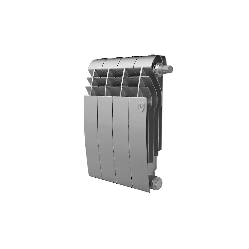 Радиатор биметалл Royal Thermo BiLiner 350 /Silver Satin VDR/ 4 секции нижнее правое подключение