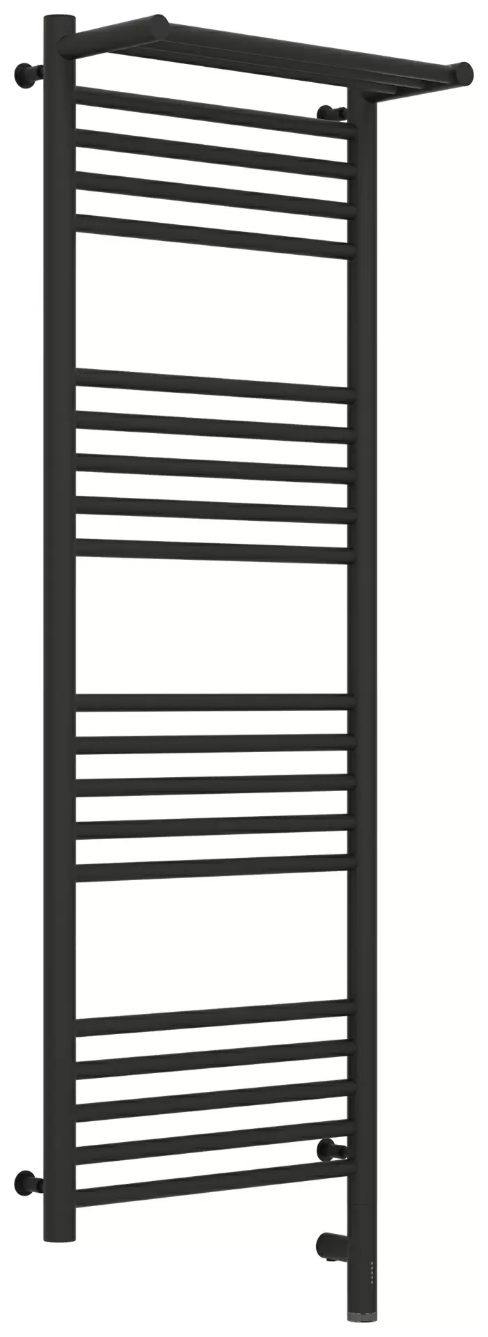 Полотенцесушитель электрический Сунержа Богема с полкой 3.0 1200х400 / МЭМ правый Тёмный титан муар