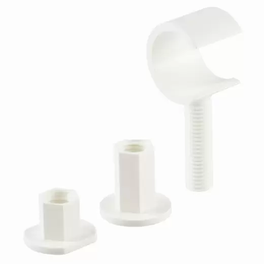 Упор нижний Arbonia регулируемый 25-60 мм белый RAL 9016