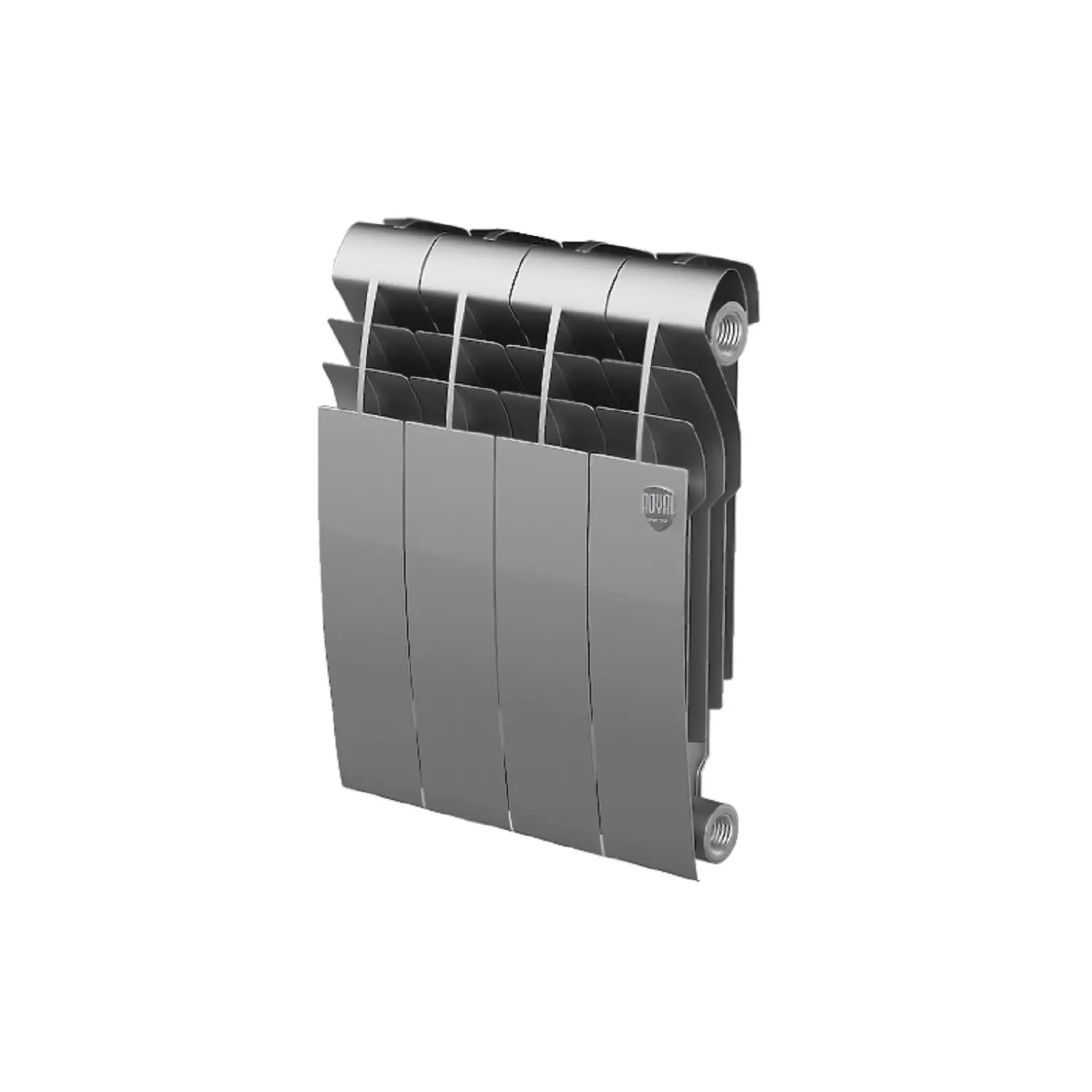 Радиатор биметаллический Royal Thermo BiLiner 350 /Silver Satin/ 4 секции