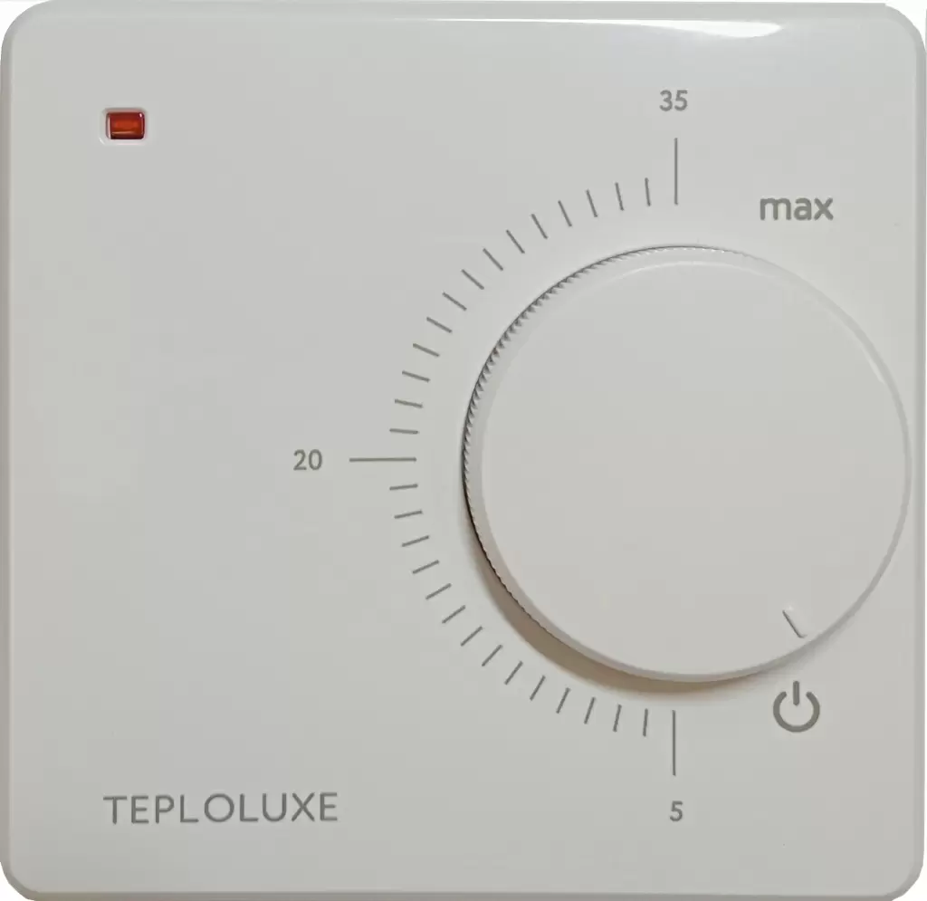 Терморегулятор Теплолюкс механический LC 001 белый