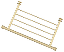 Полка прямая 4П (L - 370 мм) н/ж для ДР "СУНЕРЖА" (Матовая Шампань)