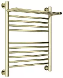 Водяной полотенцесушитель Сунержа Богема с полкой + 600х500 шампань