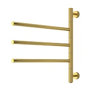 Электрический полотенцесушитель Сунержа Триада 540х585 35,8 Вт золото