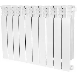 Радиатор биметаллический Stout Space 500 / 11 секций / нижнее правое подключение