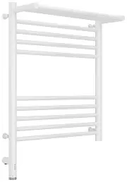 Полотенцесушитель электрический Сунержа Богема с полкой 3.0 600х500 / МЭМ левый Белый