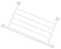 Полка прямая 4П (L - 370 мм) н/ж для ДР "СУНЕРЖА" (Матовый белый)