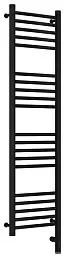 Полотенцесушитель электрический Сунержа Богема 3.0 прямая 1200х300  МЭМ правый Матовый чёрный