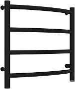 Полотенцесушитель электрический Сунержа Галант 4.0 500х500 МЭМ правый Матовый чёрный