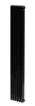 Стальной трубчатый радиатор IRSAP TESI 21800 6 секций Чёрный боковое подключение 3/4"