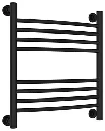 Водяной полотенцесушитель Сунержа Богема+ выгнутая 500х500 матовый черный