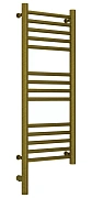 Полотенцесушитель электрический Сунержа Богема 3.0 прямая 800х300  МЭМ левый Состаренная бронза