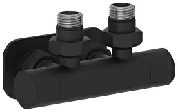 Вентиль 2х1/2" Сунержа угловой скрытый-скрытый EU50 (МУАР Темный Титан (РЕ-64))