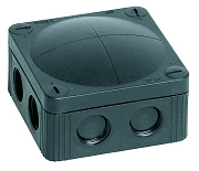 Коробка распределительная WISKA COMBI 308/5 BK (85х85х51), IP 66/67, с клеммником, черная
