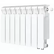 Радиатор биметалл Rifar Monolit Ventil 350 / 8 секций, нижнее правое подключение
