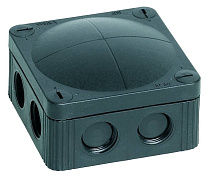 Коробка распределительная WISKA COMBI 308/5 BK (85х85х51), IP 66/67, с клеммником, черная