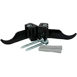 Комплект кронштейнов настенных регулируемых Rifar черный / RAL 9005