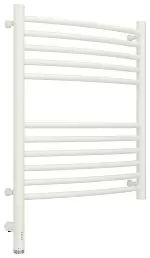 Полотенцесушитель электрический Сунержа Богема 3.0 выгнутая 600х500  МЭМ левый Матовый белый