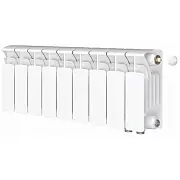 Радиатор биметалл Rifar Base Ventil 200 / 9 секций, нижнее правое подключение