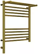 Полотенцесушитель электрический Сунержа Богема с полкой 3.0 600х500 / МЭМ левый Состаренная бронза